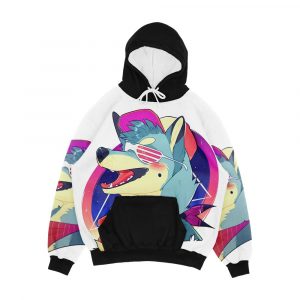 Shibe Vibes Men's All-Over-Print Hoodie