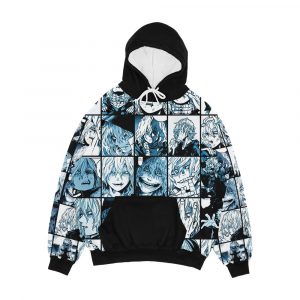 Shigaraki Collage Color Version Men's All-Over-Print Hoodie