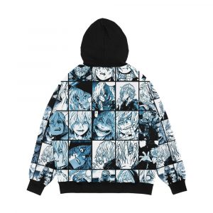 Alternative view of Shigaraki Collage Color Version Men's All-Over-Print Hoodie