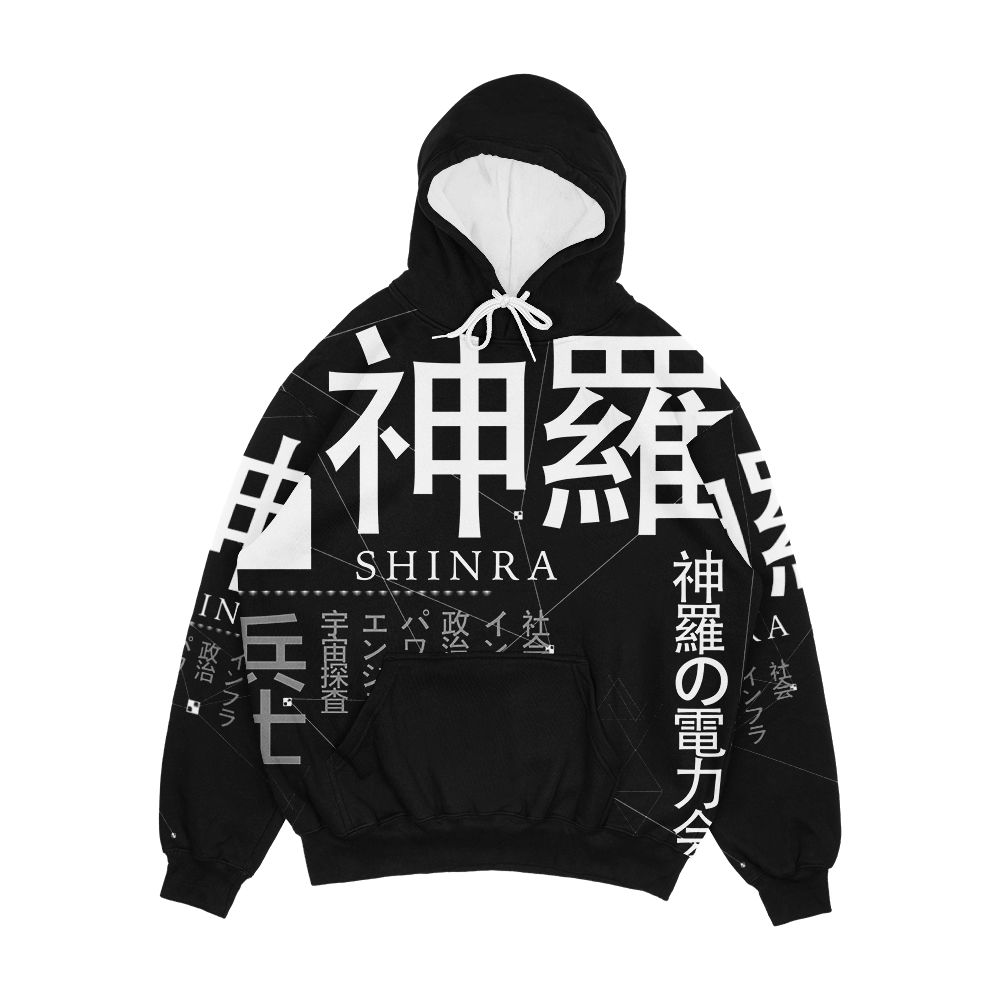 Shinra Electric Power Company Men's All-Over-Print Hoodie