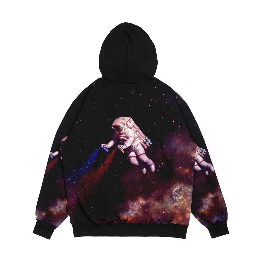 Shooting Stars The Astronaut Artist Men's All-Over-Print Hoodie - Image 2