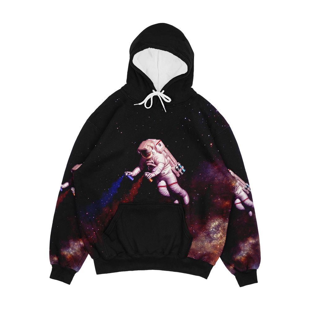 Shooting Stars The Astronaut Artist Men's All-Over-Print Hoodie