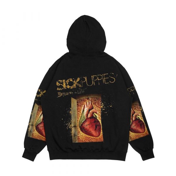 Sick Puppies Men's All-Over-Print Hoodie - Image 2