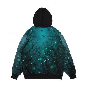 Alternative view of Silently One By One The Stars Blossomed Men's All-Over-Print Hoodie