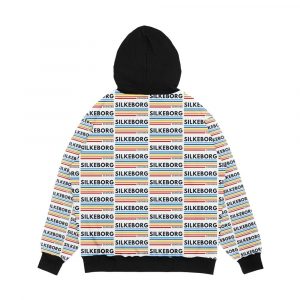 Alternative view of Silkeborg Denmark Men's All-Over-Print Hoodie