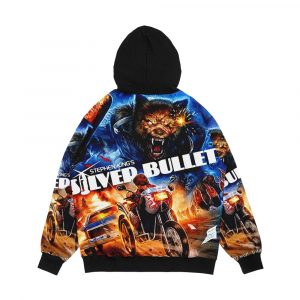 Alternative view of Silver Bullet Men's All-Over-Print Hoodie