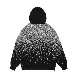 Alternative view of Silver Glitter Men's All-Over-Print Hoodie