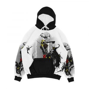 Simple And Clean Men's All-Over-Print Hoodie