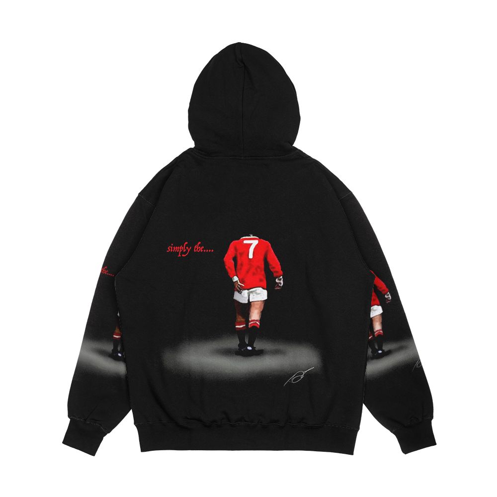 Simply The Best George Best Legend Men's All-Over-Print Hoodie - Image 2