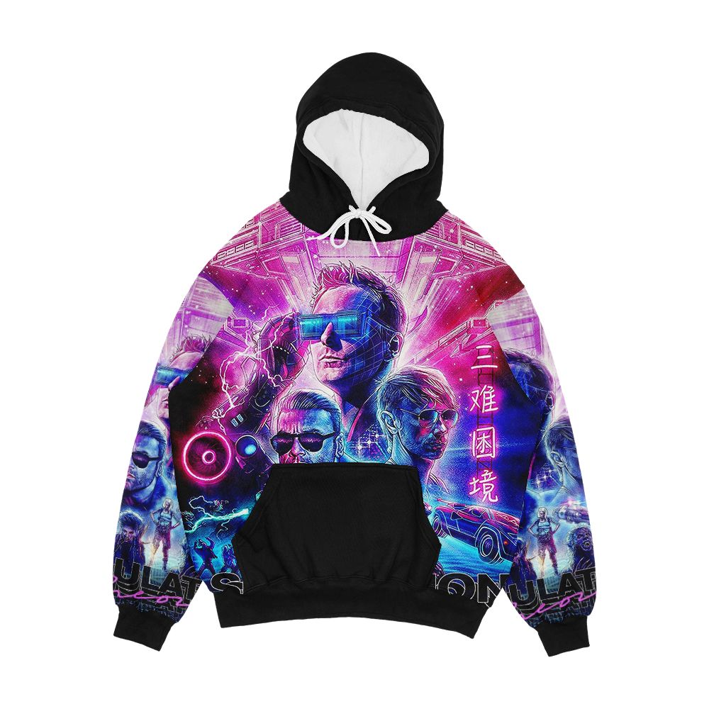 Simulation Theory World Tour 2019 Berantakin Men's All-Over-Print Hoodie