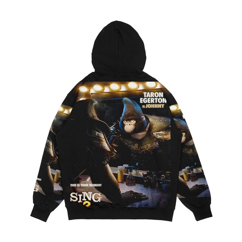 Sing 2 Johnny Men's All-Over-Print Hoodie - Image 2