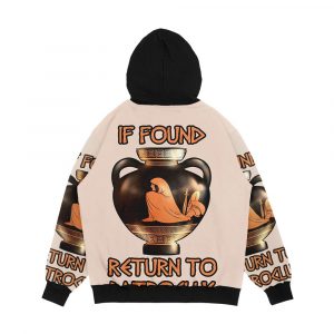 Alternative view of Single Achilles Seeking Good Patroclus Men's All-Over-Print Hoodie