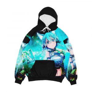 Sinon Cat Men's All-Over-Print Hoodie