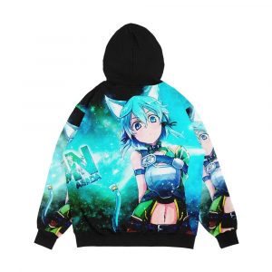 Alternative view of Sinon Cat Men's All-Over-Print Hoodie