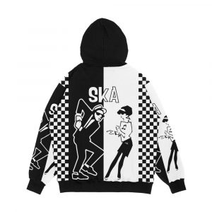 Alternative view of Ska Dance Men's All-Over-Print Hoodie