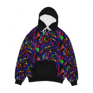 Skating Rink Carpet Men's All-Over-Print Hoodie