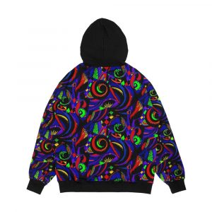 Alternative view of Skating Rink Carpet Men's All-Over-Print Hoodie