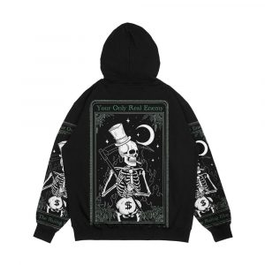Alternative view of Skeleton Guy Men's All-Over-Print Hoodie