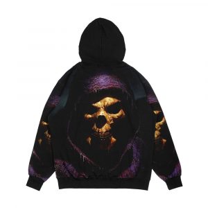 Alternative view of Skeletor Realistic Men's All-Over-Print Hoodie