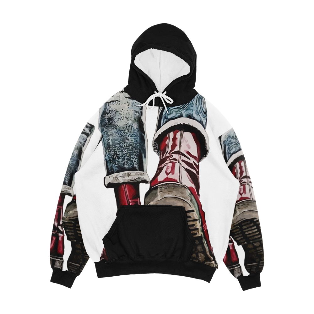 Skinhead Boots Men's All-Over-Print Hoodie