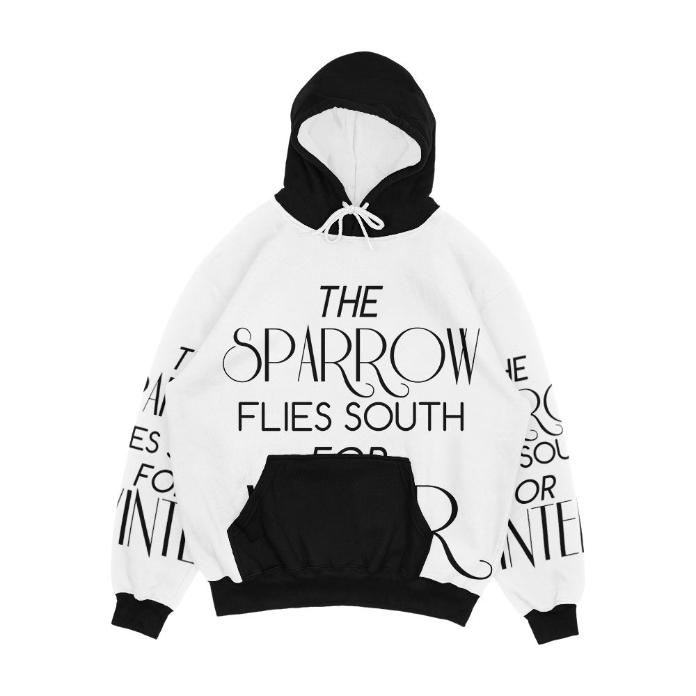 Skulduggery Pleasant The Sparrow Flies South For Winter Men's All-Over-Print Hoodie