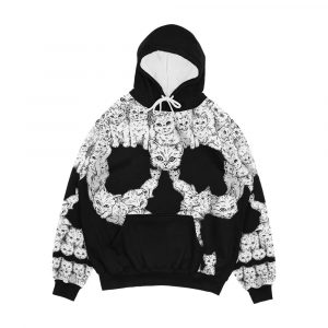 Skulls Are For Pussies Men's All-Over-Print Hoodie