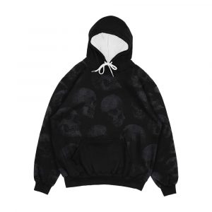 Skulls Men's All-Over-Print Hoodie