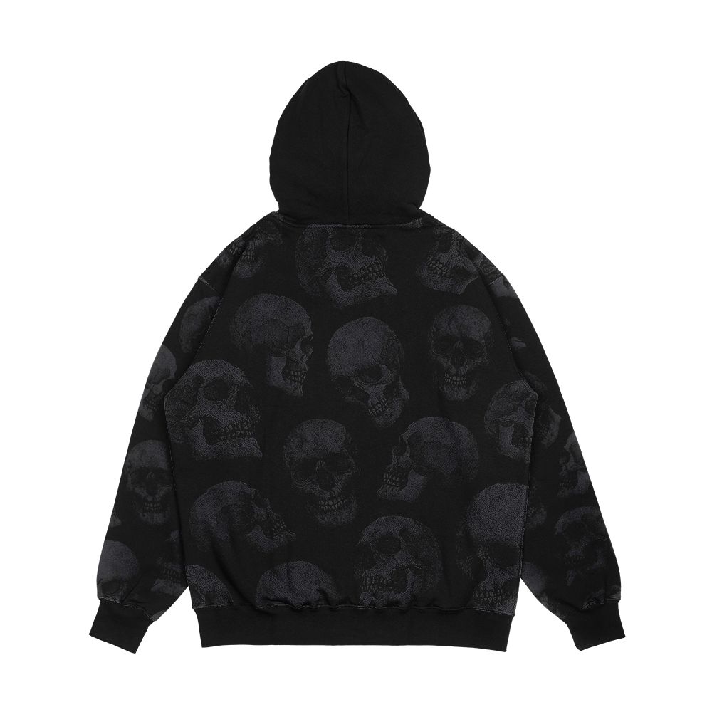 Skulls Men's All-Over-Print Hoodie - Image 2