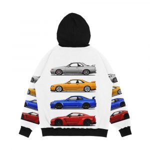 Alternative view of Skyline Gtr Generation Men's All-Over-Print Hoodie