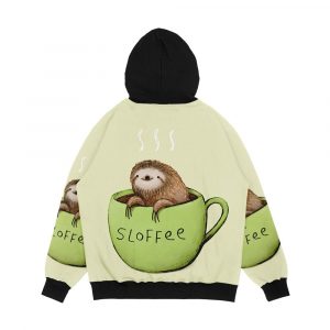 Alternative view of Sloffee Men's All-Over-Print Hoodie