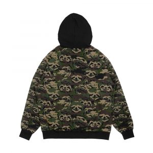 Alternative view of Sloth Camouflage Men's All-Over-Print Hoodie