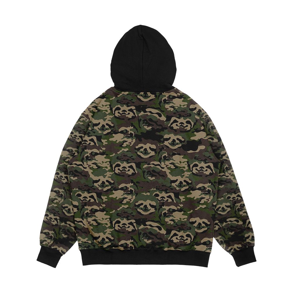 Sloth Camouflage Men's All-Over-Print Hoodie - Image 2