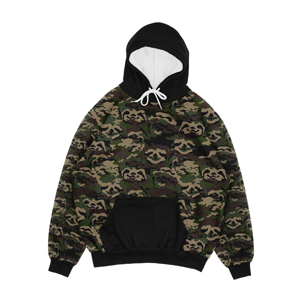 Sloth Camouflage Men's All-Over-Print Hoodie