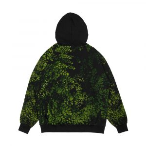 Alternative view of Small Leaves Men's All-Over-Print Hoodie
