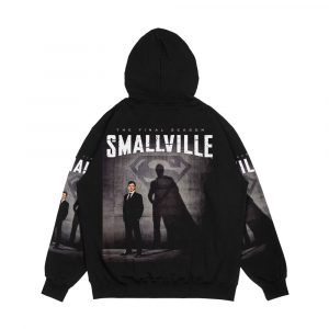 Alternative view of Smallville Logo Men's All-Over-Print Hoodie
