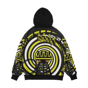 Alternative view of Smile Forever Shirt Design Black And Yellow Gerstlauer Infinity Coaster Men's All-Over-Print Hoodie