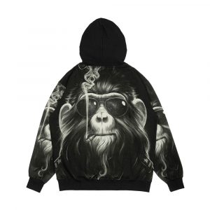 Alternative view of Smoke Em If You Got Em Men's All-Over-Print Hoodie