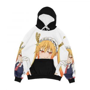 Smug Tohru Men's All-Over-Print Hoodie