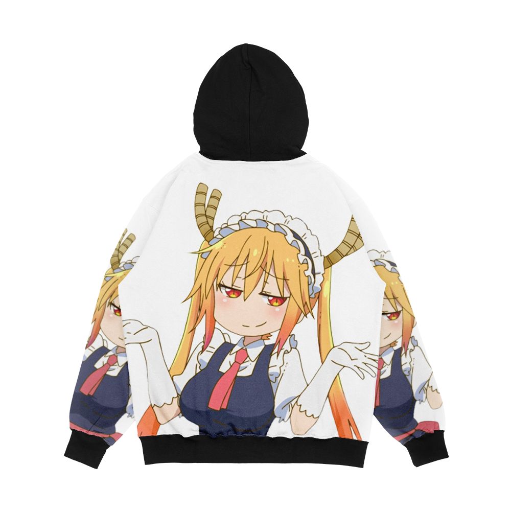 Smug Tohru Men's All-Over-Print Hoodie - Image 2