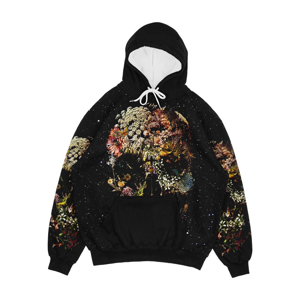 Smyrna Skull Men's All-Over-Print Hoodie