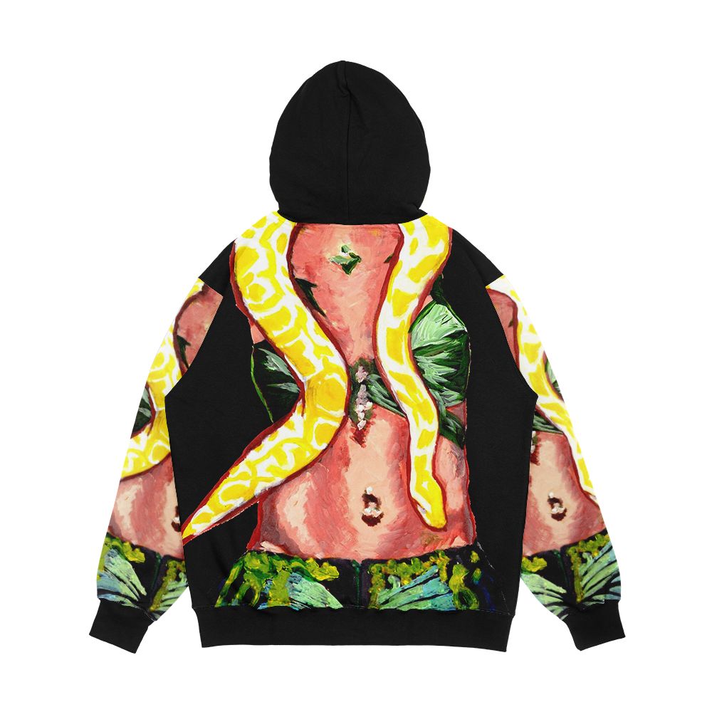 Snake 4 U Men's All-Over-Print Hoodie - Image 2