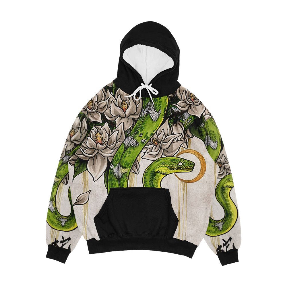 Snake Men's All-Over-Print Hoodie