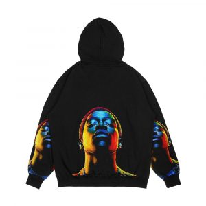 Alternative view of Snowfall Men's All-Over-Print Hoodie