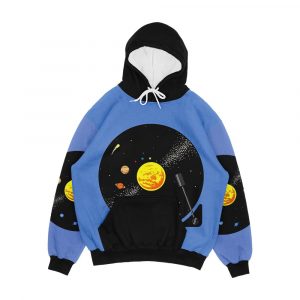 Solar System Vinyl Record Men's All-Over-Print Hoodie