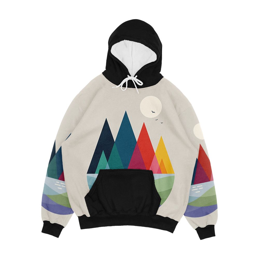 Somewhere Men's All-Over-Print Hoodie