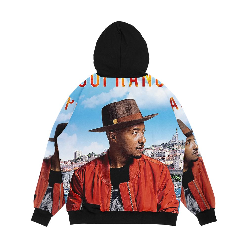 Soprano Rap Men's All-Over-Print Hoodie - Image 2