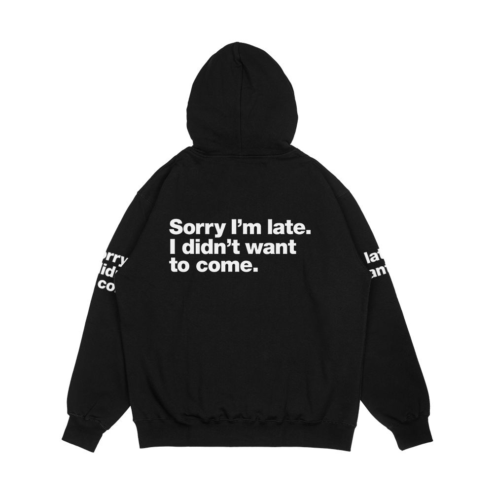 Sorry I'm Late I Didn T Want To Come Men's All-Over-Print Hoodie - Image 2