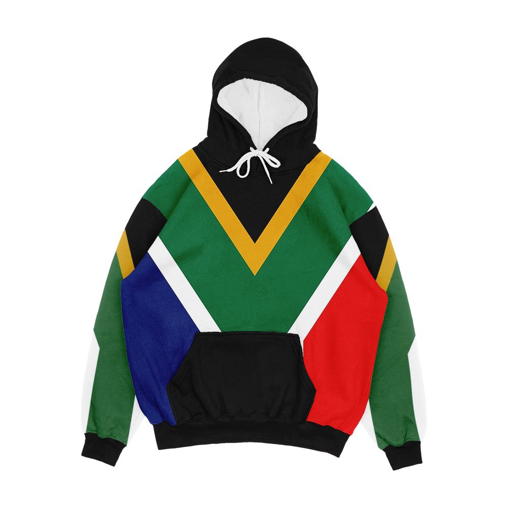 South Africa Flag Roufxis Rb Men's All-Over-Print Hoodie