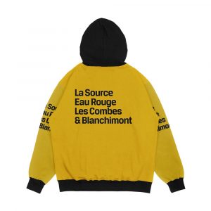 Alternative view of Spa Francorchamps Corners Black Men's All-Over-Print Hoodie