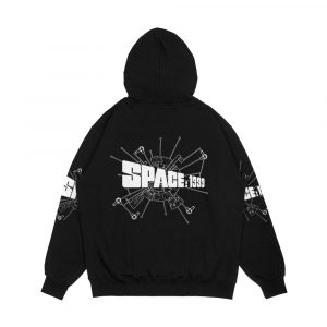 Alternative view of Space 1999 Logo Alpha Diagram Men's All-Over-Print Hoodie
